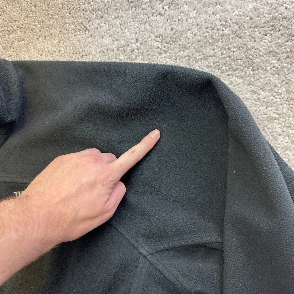 The North Face Windwall Mens XXL Black Full Zip Fleece Jacket